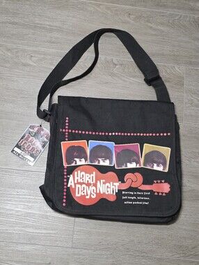 New The Beatles A Hard Days Nigh Messanger - Crossbody Bag Polyester Rock Icons